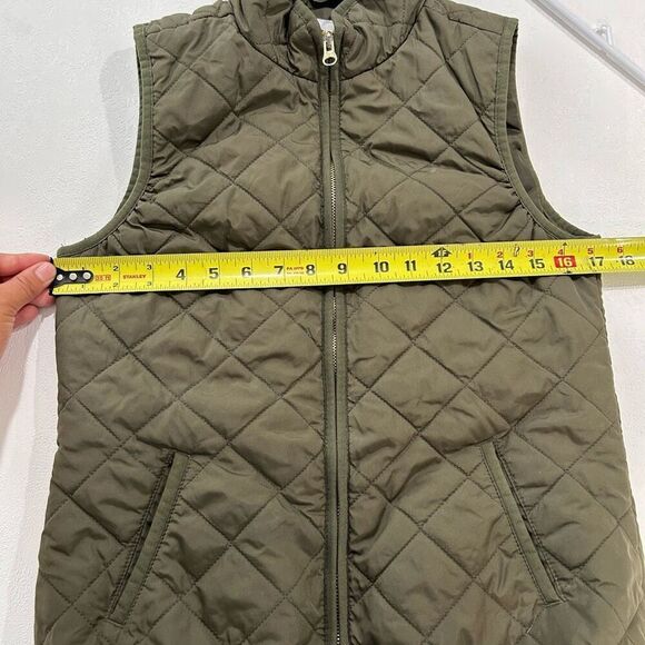 Old Navy Quilted Puffer Vest – Olive Green, Size XS - Picture 4 of 4
